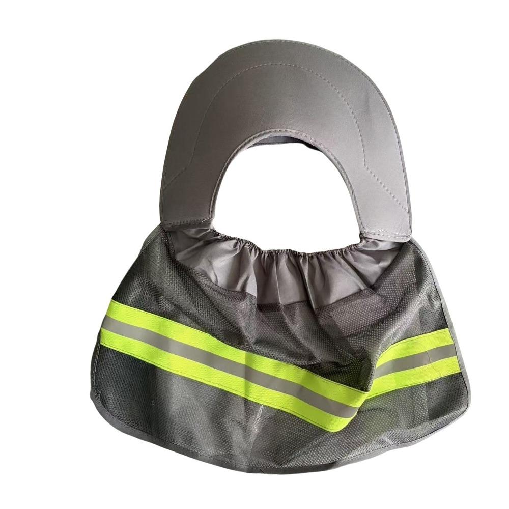 Breathable Hard Hat Sun Shield Mesh Neck Shield Helmets Reflective Cap Cover Construction Workers