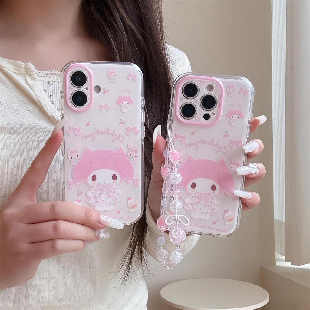 Cartoon Melody iPhone 14/13 Compatible ProMax Anti-Fall Case