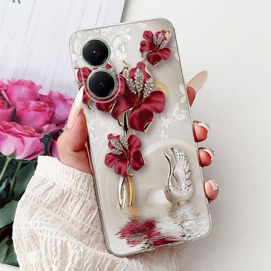 Für Xiaomi Poco X7 Pro 5G Hülle Luxus Mode Bemalte Abdeckung Weiche Silikon Handyhülle Für Xiaomi Poco X7 PocoX7 Pro Fundas Stoßfänger