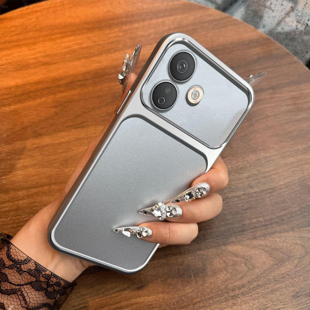 Custodia Virale con Finestra Grande per Xiaomi Redmi Note 17 Pro 5G Custodia con Finitura Tattile Opaca Liscia come la Seta