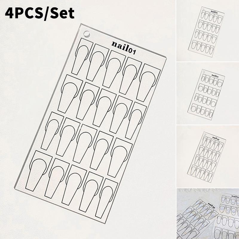

Многоразовая акриловая бумага для практики рисования ногтей, тренировочный коврик для практики рисования маникюрных цветов, инструмент для упражнений по рисованию линий