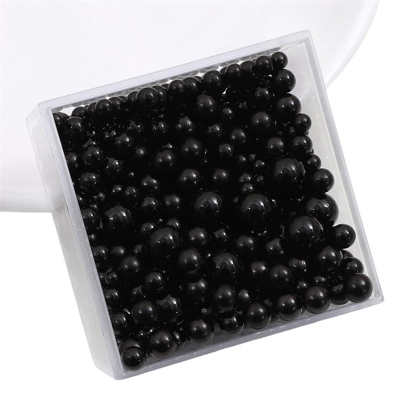 

3-8 мм 10/50 г случайные смешанные жемчужные бусины без отверстий, круглые бусины из АБС-пластика для рукоделия, изготовления ювелирных изделий 3-8mm 10g