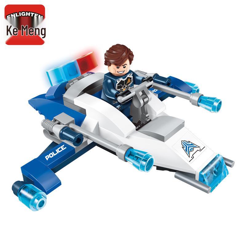 Interstellar Adventure Space Battleship Blocks - Educational Toy for Boys