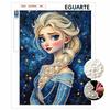 Elsa Pearl Painting Handmade Diy Pearl Art Painting Simple Living Room Hanging Painting Decoration