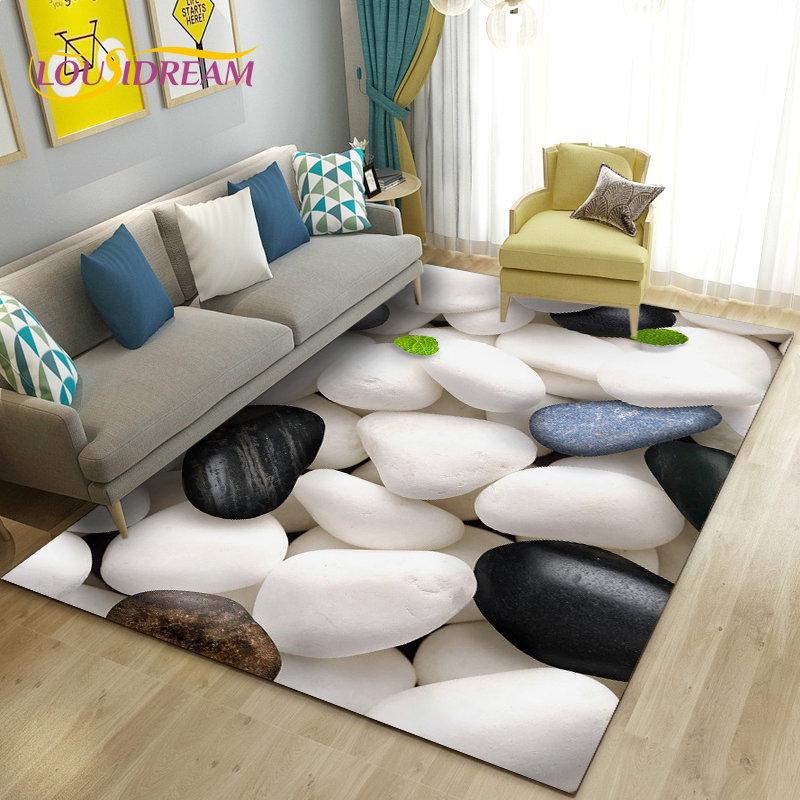 

3D барвистий килим з бруківки, килимовий килимок для вітальні, спальні, дивана, придверного килимка, кухонного декору, дитячий нековзний килимок 40x60cm