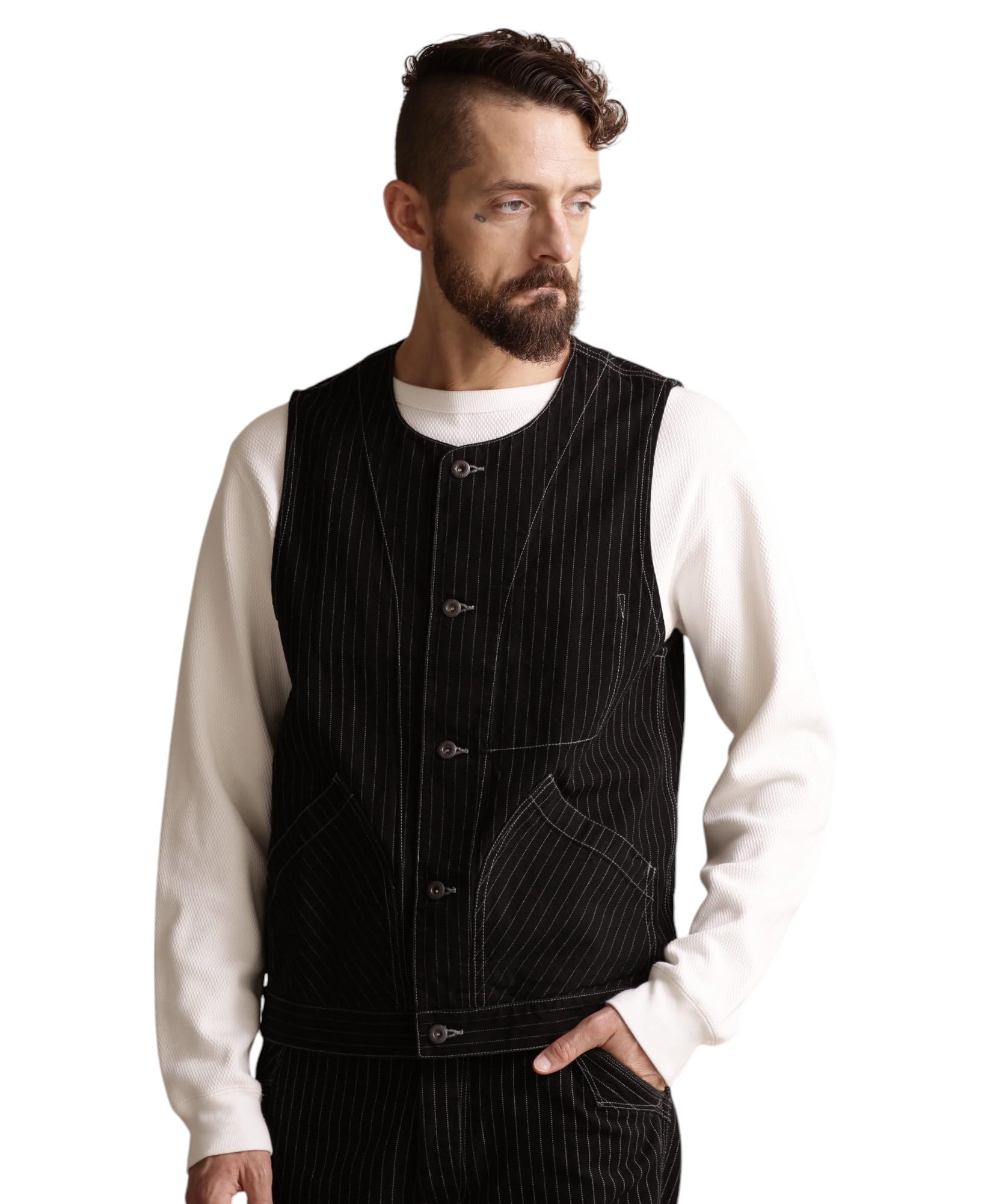 

Schott ДЖИНСОВЫЙ ЖИЛЕТ OLD HICKORY, Мужской, Размер 2XL, 010, Черный, 782-5957001