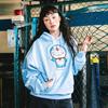 Palace X Doraemon Hood Blue Unisex Tops P29CS035