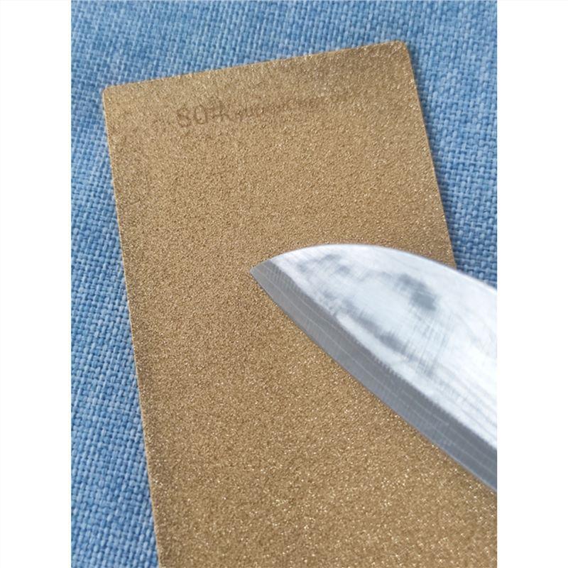 Knife Sharpener Emery Grinding Disc Rectangular Diamond Grinding Disc Seal Cutting Seal Jade Grinding Blade Polishing Tool 1pcs