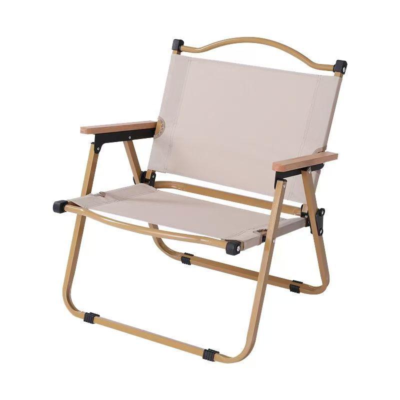 

Portable Folding Camping Chair: Thickened Design for Outdoor Picnic, Beach, or Fishing Ivory Medium 53*7.2*58cm