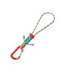 Handmade Paracord Woven Bottle Hook Buckle Outdoor Hiking Camping Tactical Multi-function Sling Carabiner Backpack Accessories 4