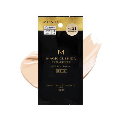 MISSHA M Cushion Foundation (Pro Cover) Nachfüllpackung Nr. 21 Bright Skin Color (Nachfüllung) 1 Stück (x 1)