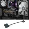 2/5PCS 4pin Fan Power Converter Cables 10cm Flexible Computer Cooling System Accessories