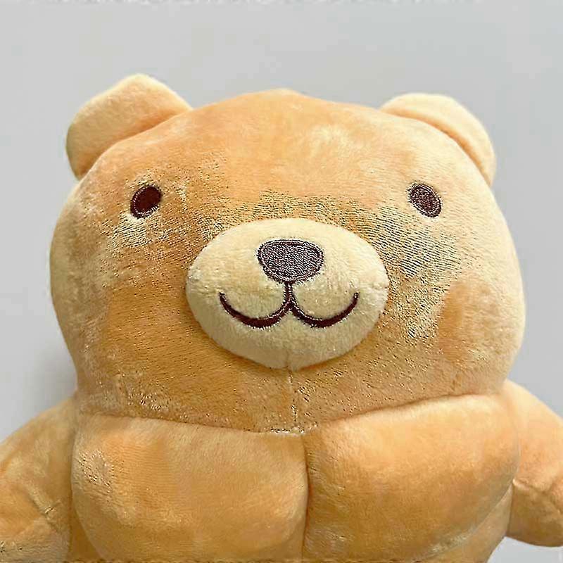 Cute Muscle Body Teddy Bear Plush Toys Stuffed Animal Boyfriend Huggable Pillow Chair Cushion Birthday Holiday Gift For Boy Girl 25-26