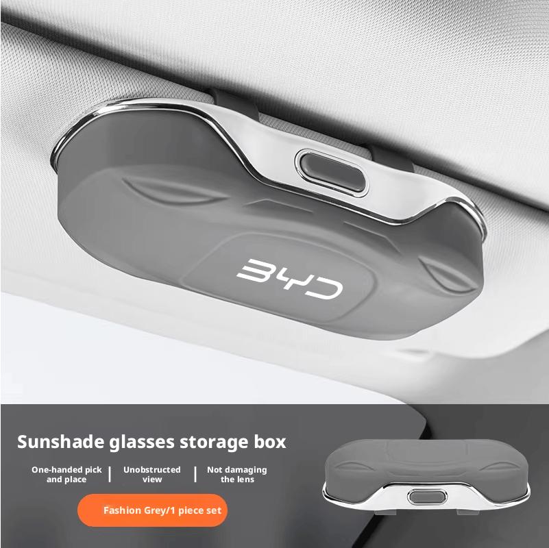 Suitable for BYD car glasses case Han Yuan Song Tang Qin Xia sunglasses car storage box