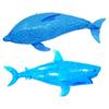 Bead-Filled Shark Squeeze Toy Stress Relief Blue Dolphin Sensory Toy Soft Stress Ball Simulation Sea Animal Pinch Fidget