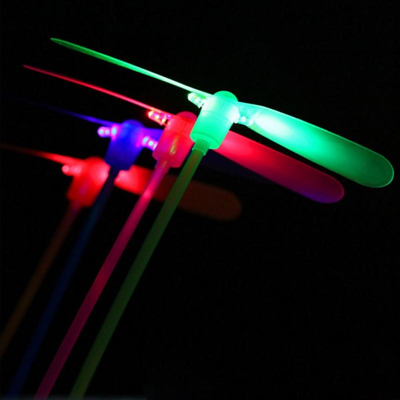 Plastic Dragonfly Toys Aero Props Plastic Propeller Aerodragonfly Toy Glowing Dragonfly Toys Copter Led for Sky Glider