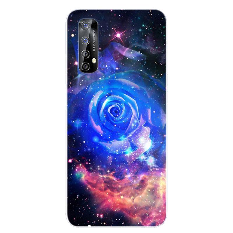 For OPPO Realme 7 Case RMX2151 Bumper Silicone TPU Soft Phone Cover For OPPO Realme 7 RMX2155 Realme7 Case Cartoon Fundas Coque