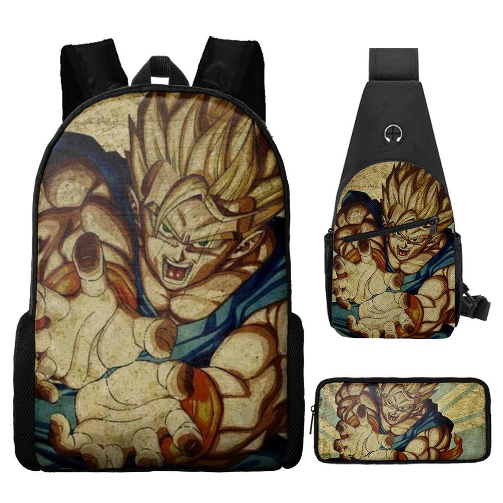 Dragon Ball Dragon Ball Backpack Primary And Secondary School Schoolbag Shoulder Bag Satchel Pencil Case