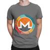 Monero Xmr Cryptocurrency Grunge Sunset Graphic Funny 100 Cotton Tshirt Monero Xmr Tees Tops For Unisex