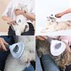 Haarbürste für Katzen, Katzenkamm, Fellpflege und Pflege, Katzenbürste, Edelstahlkamm für langhaarige Hunde, Reinigung von Haustieren, Hundezubehör