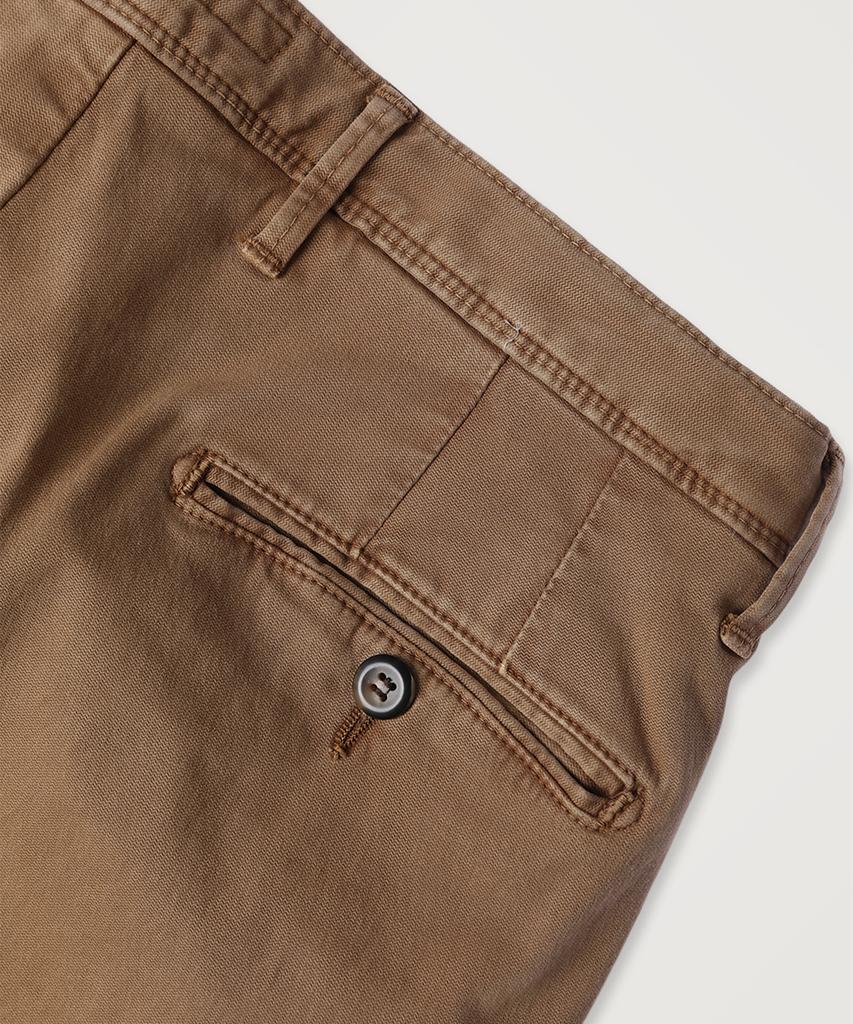 PANICALE Cotton Chino Pants [Beige]