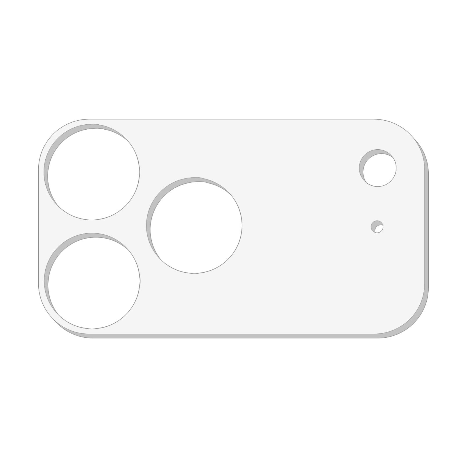 

For iPhone 17 Pro Camera Lens Protector High Clarity Tempered Glass Lens Film Transparent