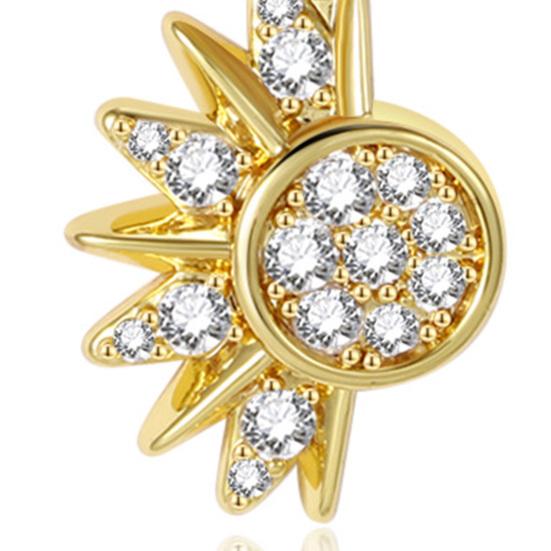 1 Set Sun And Moon Necklaces Couples Matching Necklaces Rhinestone Sun Moon Pendant Necklaces Gift for Valentine's Day Anniversary