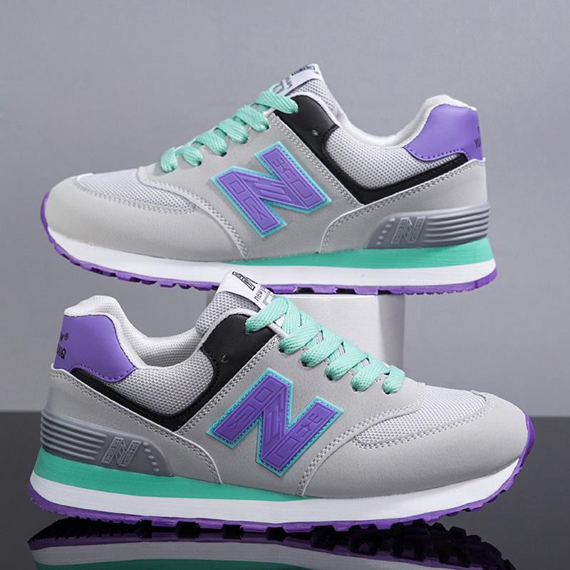 2024 Men's Forrest Gump Lightweight Fashion Sneakers: Trendy, Versatile for Spring/Autumn, N-Letter Design