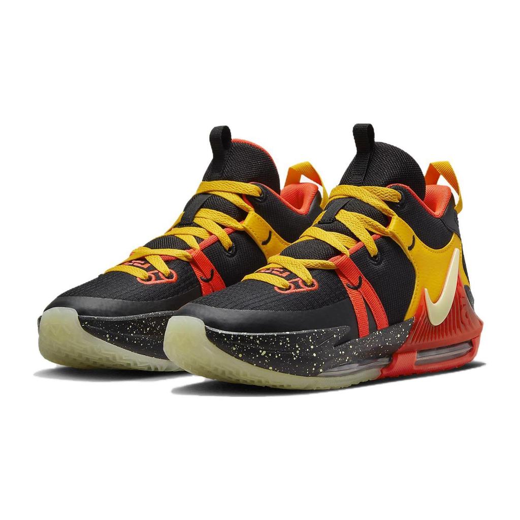 Nike LeBron Witness 7 GS 'Schwarz Helles Karmesinrot Gesprenkelt' DQ8650-001