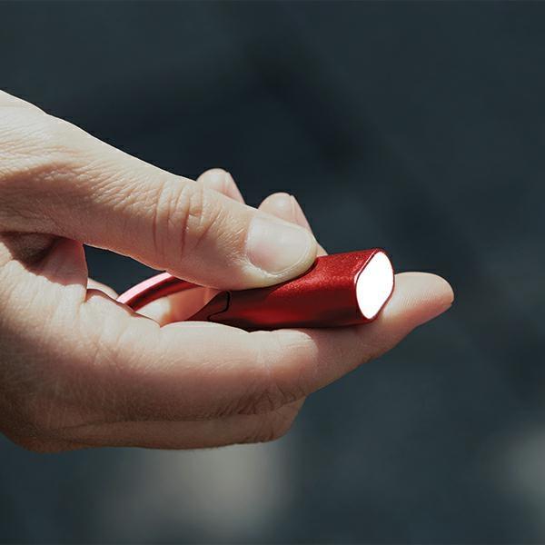 Lexon Nomaday Keychain Flashlight Dark Red LL136DR