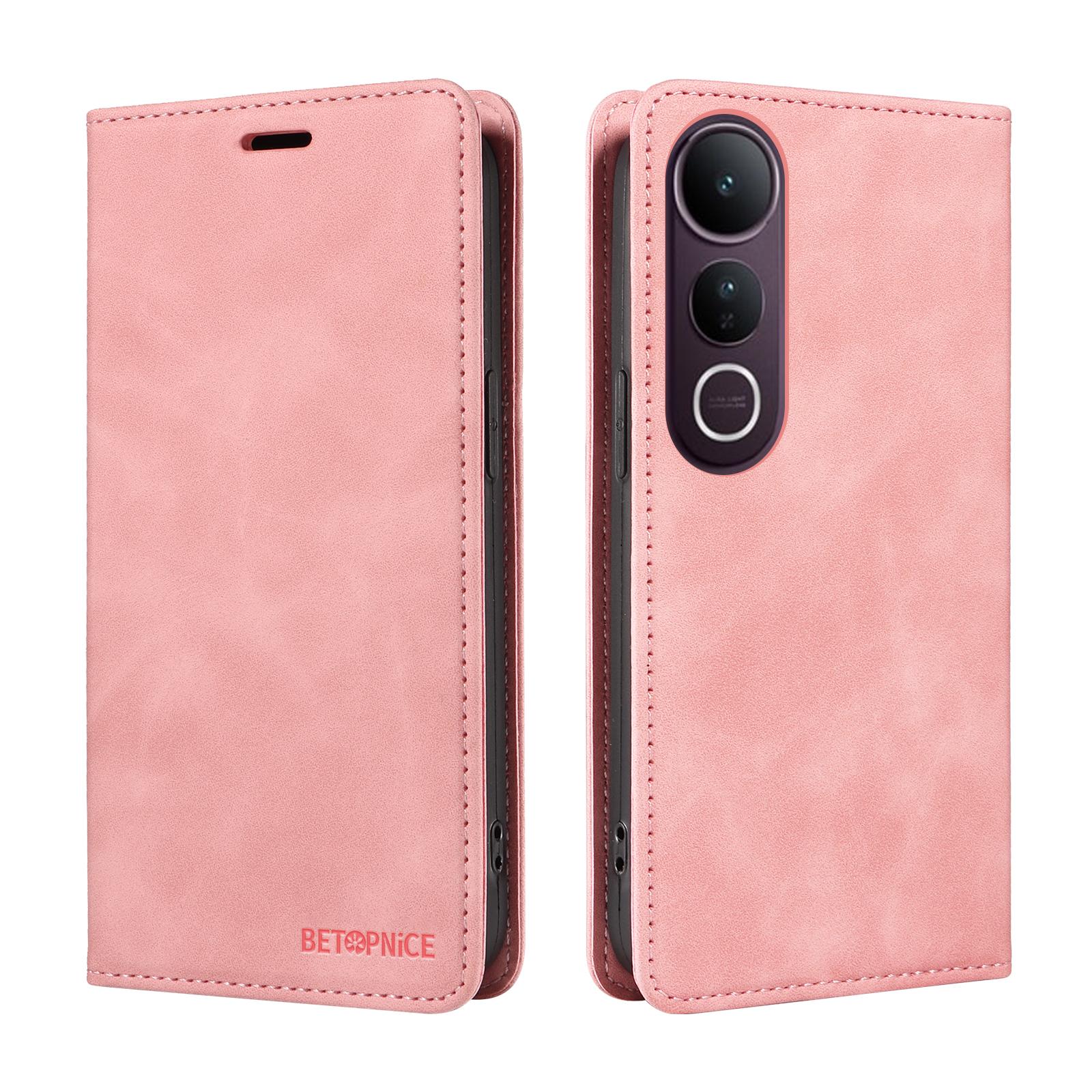 

For vivo V50 Lite 5G/vivo V50 Lite 4G Case BETOPNICE Magnetic Closure RFID Blocking Wallet Stand Leather Phone Cover Green