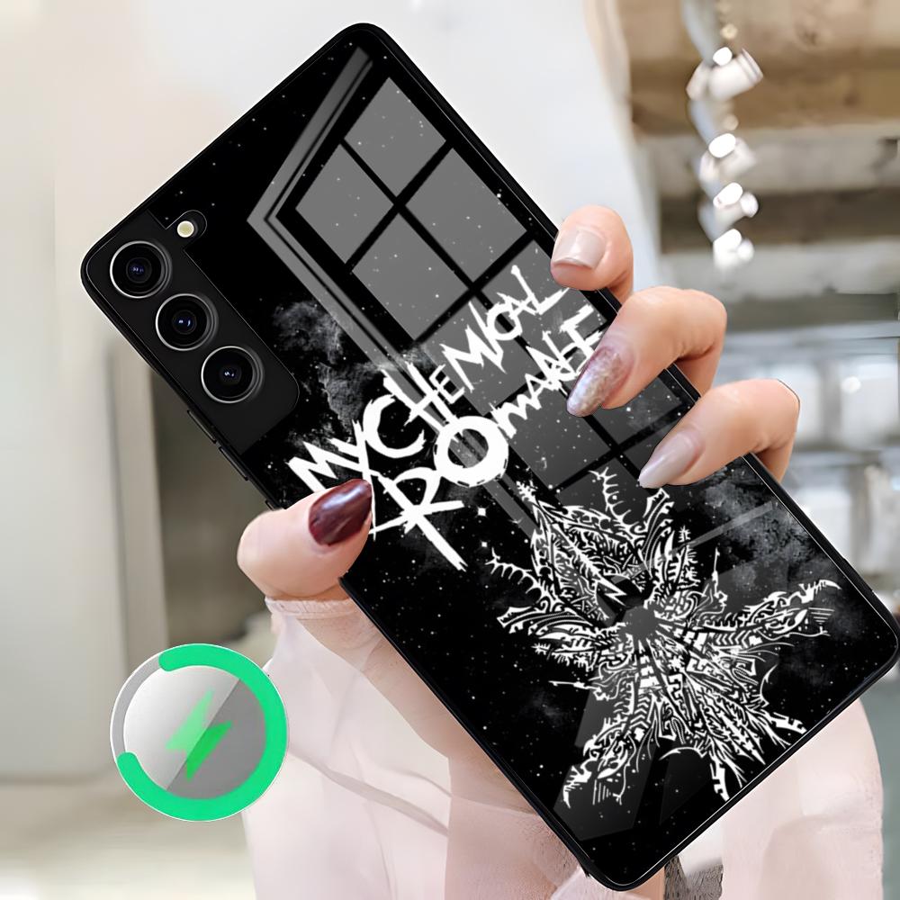 

Rock Band My C-chemical Romance Phone Case For Samsung S26 Ultra S25 Edge S23 S22 S21 S20 Ultra Plus S24 Fe A25 Magnetic Glass C Samsung S25 Plus