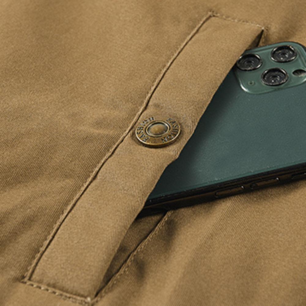 Winter Nieuwe Mannen Katoenen Jas Mannen Warm Dik Winddicht Jas Buiten Zakken Tactische Rits Parka Afneembare Capuchon Bomberjack Man