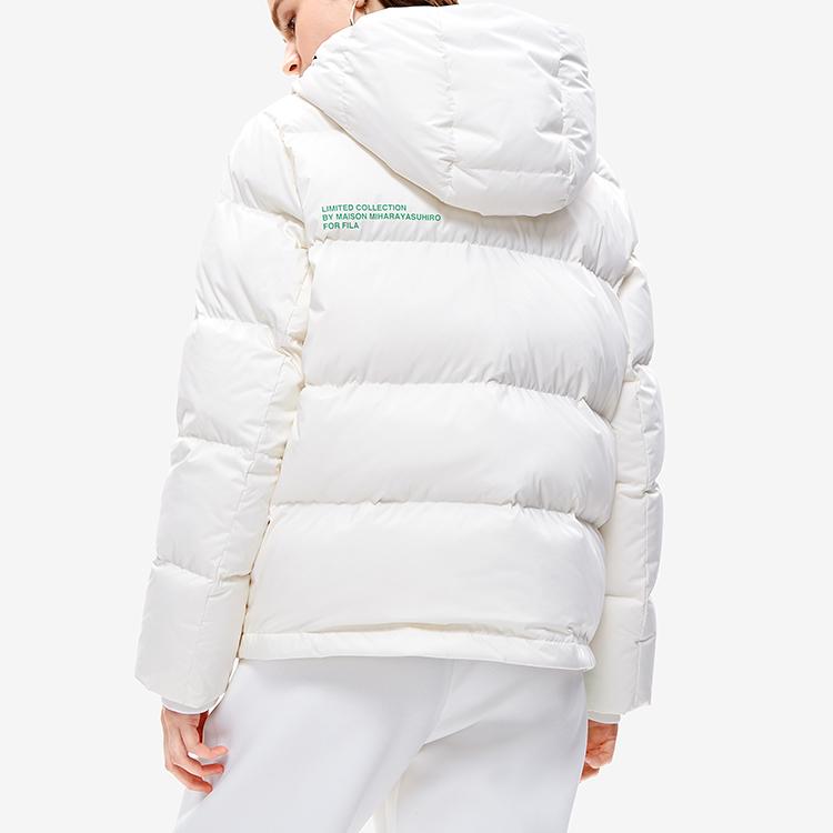 New FILA Down Jacket Women's Coconut Milk White F11W243905F-IV
