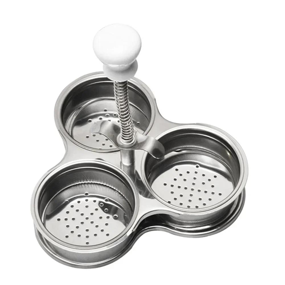 

430Нержавеющая стальЯйцеваркаСковорода для яицПашотницаЧашка с антипригарным покрытием для яицПриспособление для приготовления на паруКухонные гаджеты