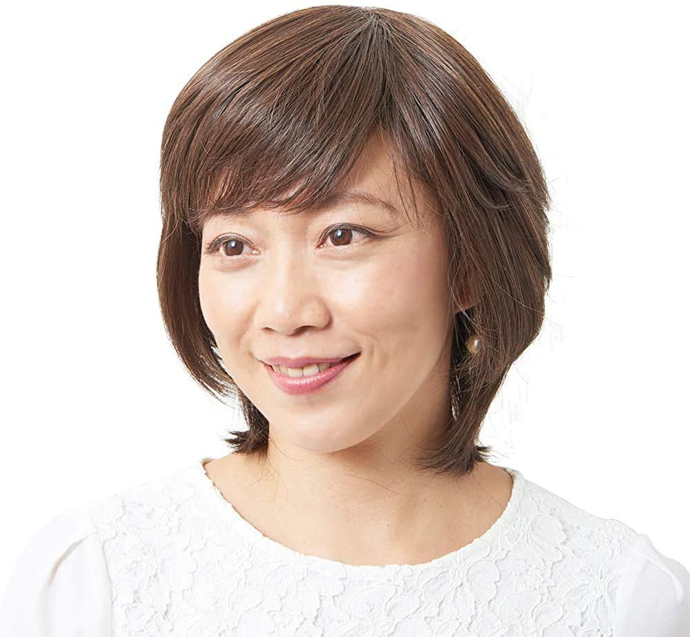 

Hat that looks like a wig Medium Layer Medical Wig Hairpiece Medical Hat Wig Women Men Kids Black Free Size [Rightsfor] HAT-06 #5 (Natural Brown)