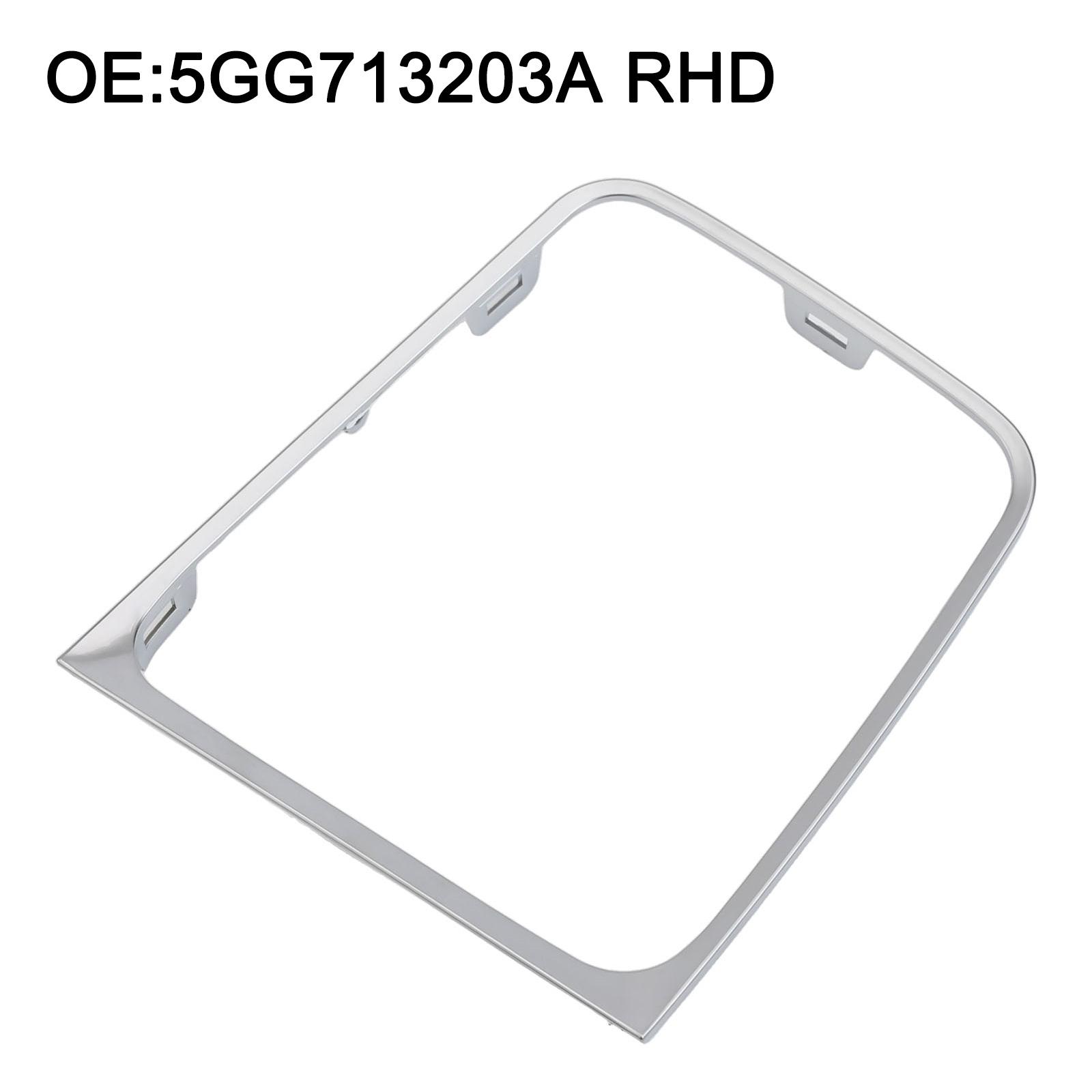 Plastic Gear Cover Panel Trim Frame 5GG713203A RHD Gear Frame Shift Knob Base Trim Circle For Golf For MK7 For MK7.5 China Mainland