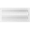 Vent Cover 22x45 White with Blinds