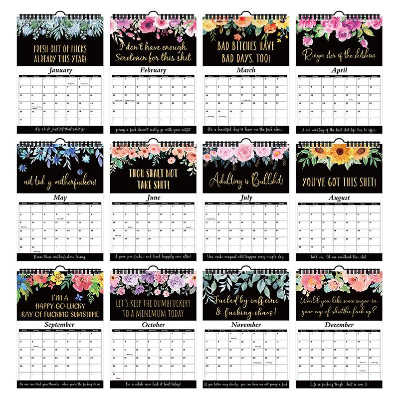 Calendar for Exhausted Women
