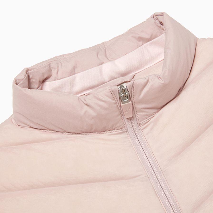 Asics Outdoor Quilted Solid Color Fashion Sports Warm Long Sleeve Down Jacket Women Jacket Pink 2032D127-700