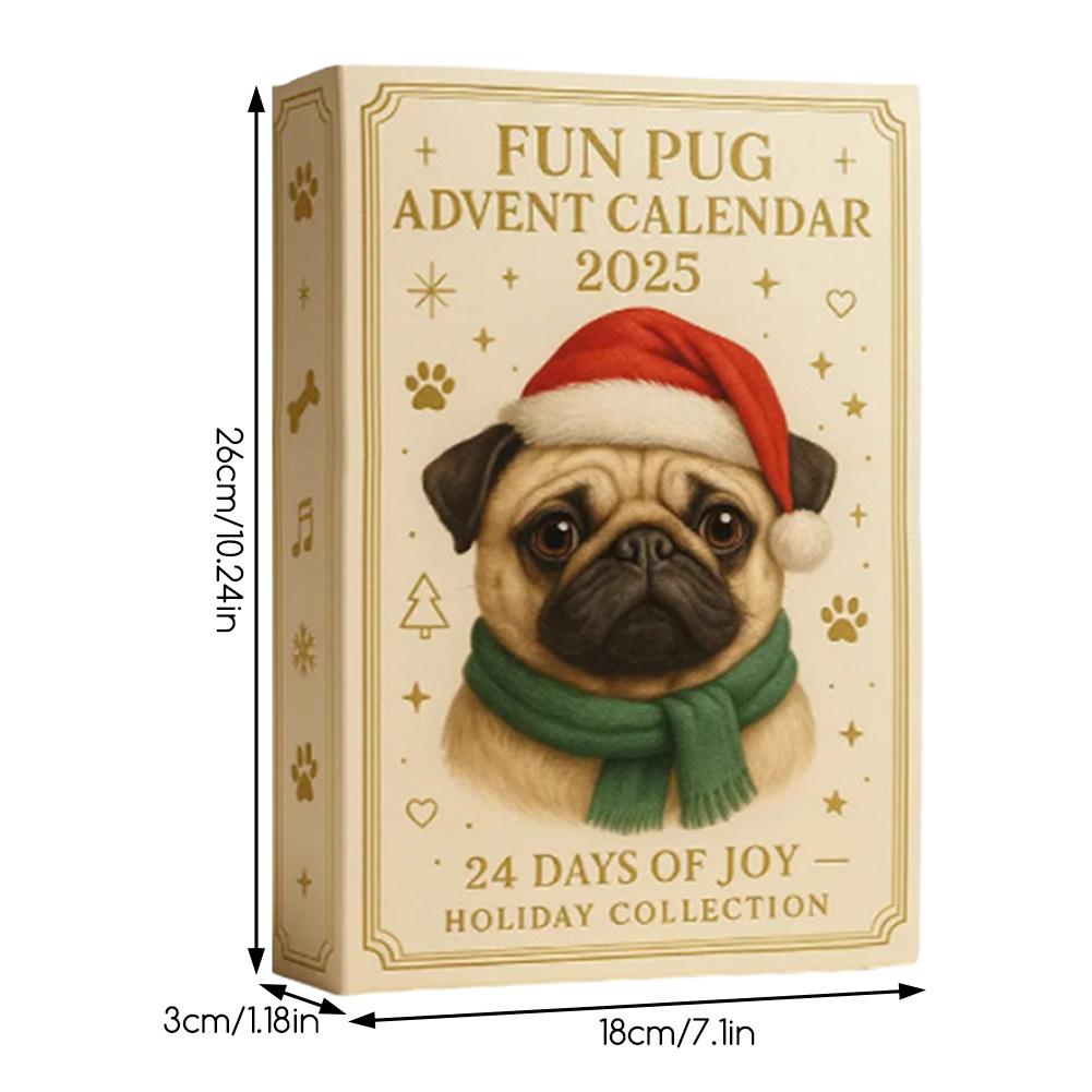 Funny Pug Xmas Tree Decorations Acrylic Adorable Tree Decor For Christmas Tree Decoration