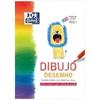Bloc De Dessin A4 - Oxford - 20 Feuilles - Multicolore - Grands Carreaux - Seyès