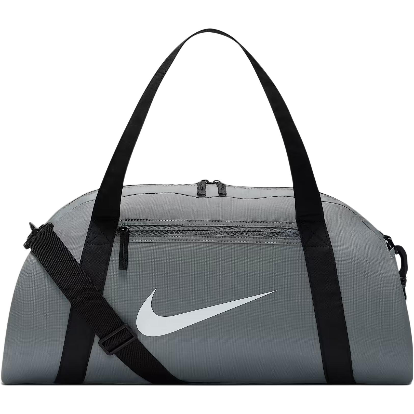 

Nike Logo Fabric Travel Bag Unisex bags Gray Black White IH7961-084 Smoke Gray & Black & White