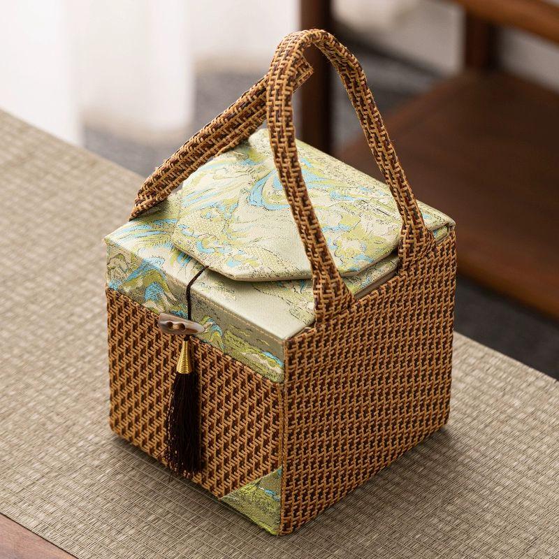 

Керамическая банка для хранения чая подарочный набор