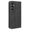 Stand Wallet Phone Case for Samsung Galaxy S23 FE,Retro PU Leather Protective Phone Cover