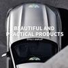 AJBR2 Car Logo Angel Wings Decoration 3D Reflective Waterproof Sticker For Mercedes Benz B/C/E/S Class A Class C200L GLC GLE CLA
