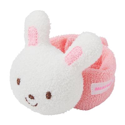 Miki House Rattle, Made In Japan, Animal Squeeze Toy, Baby Toy, Baby Toy for Boys and Girls, Baby Kids, Baby Shower Gift, 46-1293-490, White
