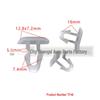 Honda Toyota Car Seal Strip for Door & Window Soundproofing with Fixing Rivet Clips & Buckles