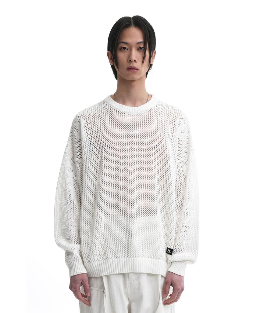 OHY Mesh Opyd Knit-White