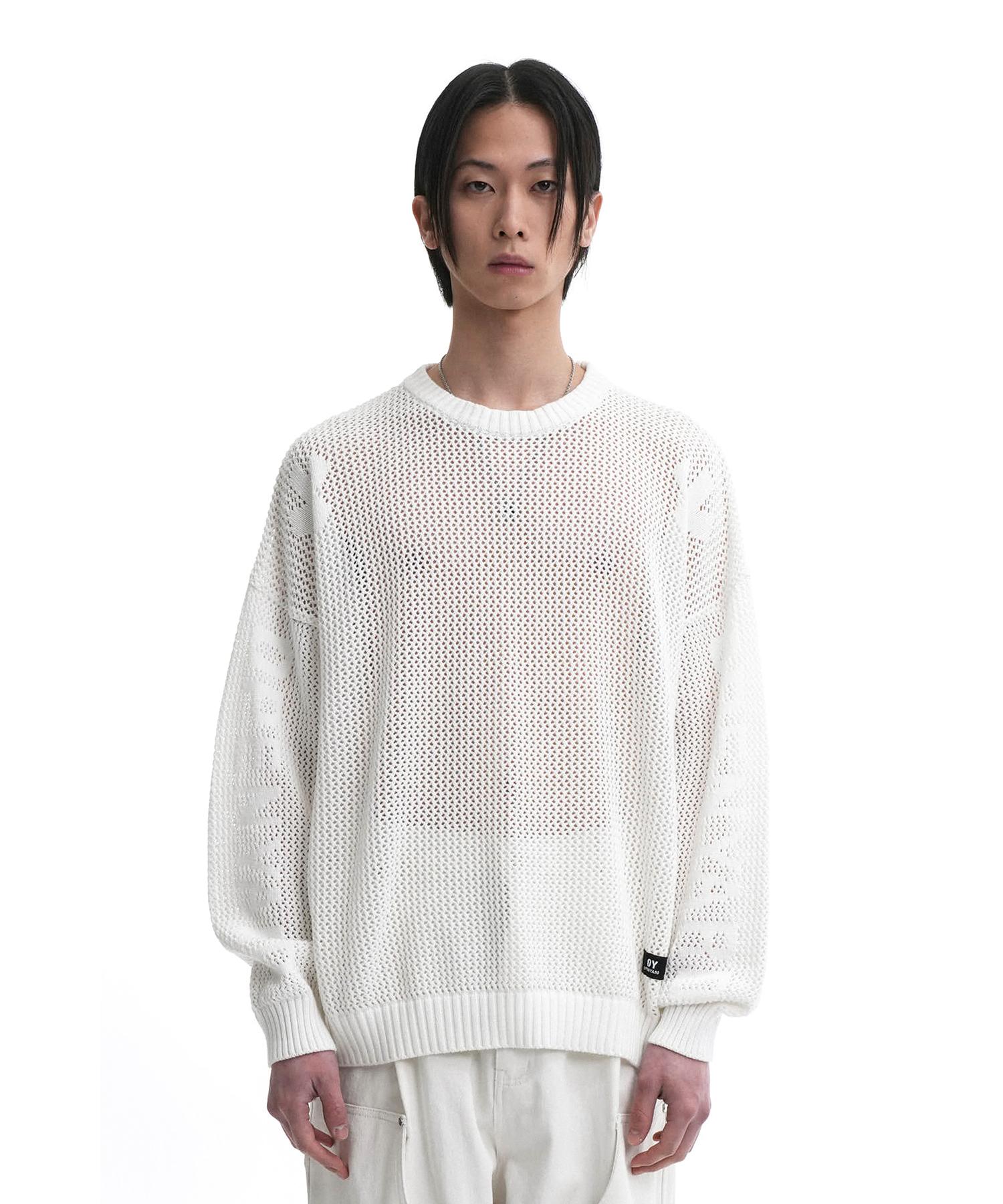 Oy Mesh Opyd Knit-White One Size